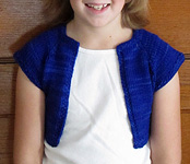 knitted Shrug free knitting pattern
