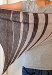 striped scarf pattern Itaca by Stephen West